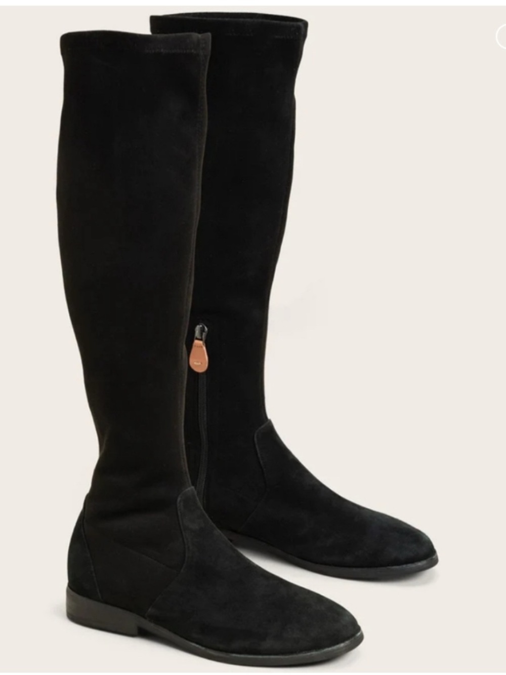 New Gentle Souls Emma Stretch Boot in Black Leather Size 8.5